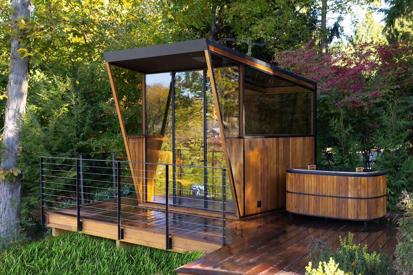 Best outdoor sauna in New Jersey: permits, cost and real builds
