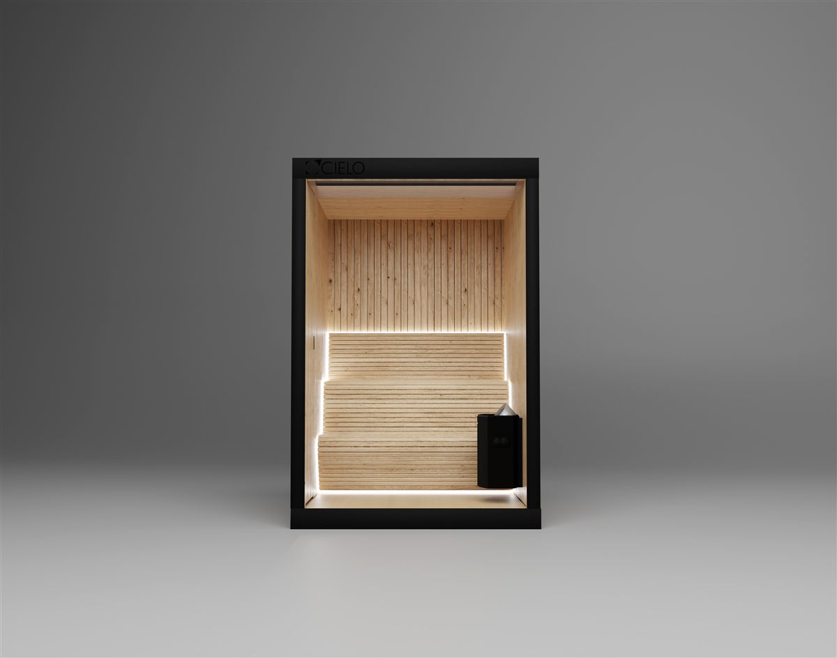 Rooftop sauna design in Hoboken, NJ